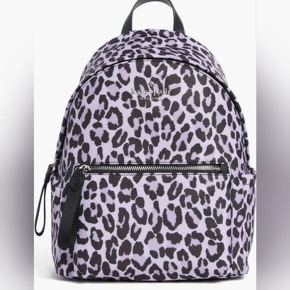 kate spade Handbags - kate spade Lilac Leopard Print Backpack
